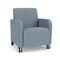 Lesro Siena Lounge Reception Guest Chair w/ Front Casters, 27 in W 29.5 in L 32.5 in H SN1101 - alternate 1